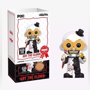 Art the Clown Figure with Black and White Design